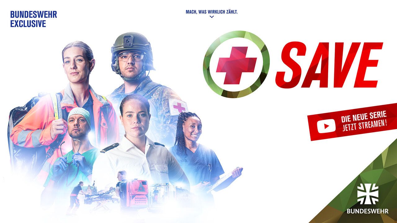 Das Header Bild der Sanitätsserie SAVE